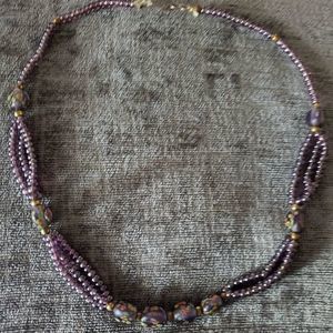 Italian Glass Beaded Necklace